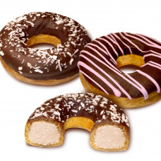 Тістечко заварне Донатс з вершково-кавовим смаком №405 Смачного 0,92кг (шт.)