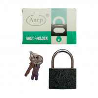 Замок навісний сірий 63мм