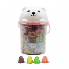 Цукерки желе" BIN Jelly" фруктові 13г, 100шт/бл, 600шт/ящ 8680945417235