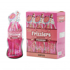 Льодяник + стріляючий цукор FRIZZLERS POWDER CANDY Strawberry 10гр 30шт/бл 600шт/ящ