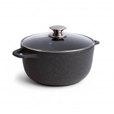 Кастрюля 4л с а/п покрытием и стеклянной крышкой с металлическим ободком АD3204 (шт.)