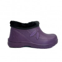 Галоші жіночі на меху Клеопатра М100 фіолетові 37-41р 8шт/уп