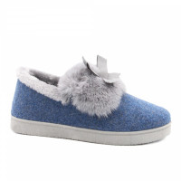 Тапки жіночі з утеплювачем УВ29 сині 37-41р 6пар/уп (шт.)