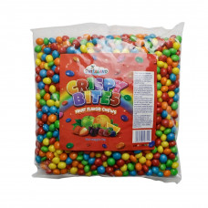 Жувальна цукерка Crispy Bites Скітлс мікс 1кг 10уп/ящ