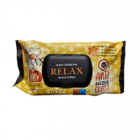Вологі серветки "Relax Бейбі" ( чорні серветки) 102 шт/уп (12уп/ящ)