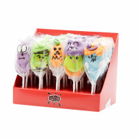 Зефір на паличці "Герої Хеловін" 35гр 30шт/уп 120шт/ящ