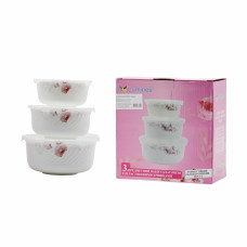 Набір Салатників 6714/S 3-пр з кришкою Орхідея 7013100000 (шт.) Набір Салатників 6714/S 3-пр з кришкою Орхідея 7013100000 (шт.)