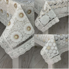 Скатертина ПВХ Lace 140x220 Кайма