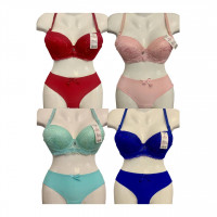 Комплект бюстгалтер пушап. + труси  12шт/уп 3519В