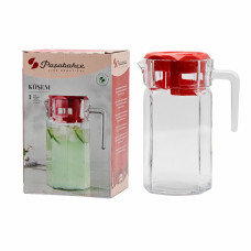 Графін скло 43414 Кошем з кришкою 1,235л "А" Графін скло 43414 Кошем з кришкою 1,235л "А"