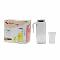 Набір 96396 Сара глечик з кришкою 1л+6шт склянок д/води v-200мл (под.уп.)