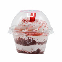 Трайфл клубничный бархат пирожное 4шт/уп Чубинидзе