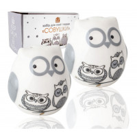 Набор 6041-18 для соли и перца "Совушки" (6х6см) (шт.)