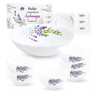 Набір 30056-15030 салатників 7шт (1шт-8', 6шт-4,5')  "Лаванда"