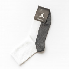 Шкарпетки Чоловічі стрейч сіро-білі ВИСОКІ 40-44р. (12шт) (шт.)