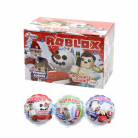 Шоколадные яйца "Джой" Шар Веселый Санта ROBLOX (шоколад+печенье+игрушка) 15гр 12шт
