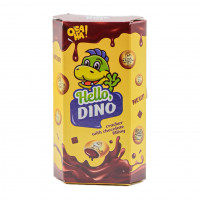 Крекер з ШОКОЛ.нач.Hello Dino 50гр 18шт
