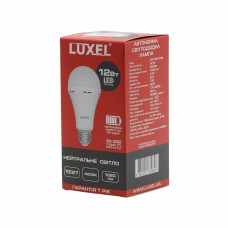 Лампа автономна LUXEL PREMIUM Е27 12Вт 4000К LED 1шт 064-NEL