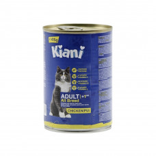 Консерва для котів KIANI Cat зі смаком курка 0,415кг Консерва для котів KIANI Cat зі смаком курка 0,415кг