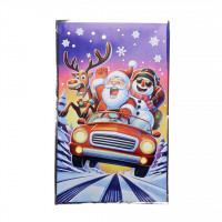 Пакет полипропиленовый 25/40 Дед мороз с оленями (100шт)