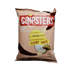 Чіпси Chipster's зі смаком ХВИЛЯСТІ Гриби з вершковим соусом 110гр 16шт/ящ