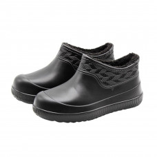 Галоши женские на меху М970 черные 37-41р 8шт/уп