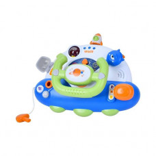 Автотренажер BY307 руль, движение. детали, 2 режима громкости, муз., свет, бат., кор., 25-23-10 см.