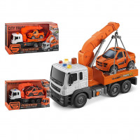 Евакуатор JS106AB інерц., машинка, 2 види, муз., світло, кор., 33-17,5-13 см.