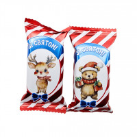 САХАРКИ ГЛАЗУРОВАННЫЕ ВАФЕЛЬНЫЕ С ПРАЗДНИКОМ 3,0 кг ВК904