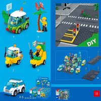 Конструктор SLUBAN M38-B1328 городская серия, машина/спецтехника, от 73дет., кор., 8шт.(4 вида) в диспл.