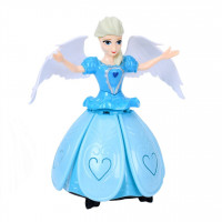 Кукла 2211 с крыльями, ездит/танцует, разобр., муз. (англ.), свет, бат., кор., 15-17-14 см.