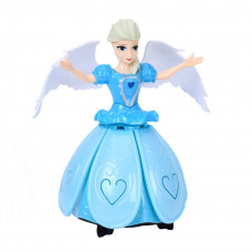 Кукла 2211 с крыльями, ездит/танцует, разобр., муз. (англ.), свет, бат., кор., 15-17-14 см.