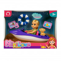 Лялька 55875 човен, собачка, кор., 22,5-18,5-9,5 см.