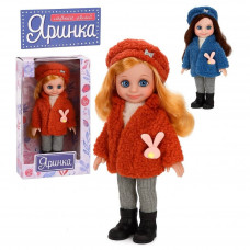 Кукла M 6165 I UA Яринка, песни, 2 вида, муз. (укр.), бат.(табл), кор., 15-29-7 см.