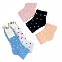 Шкарпетки жіночі махра асорті СЕРДЕЧКА 36-40р. (10шт) 540-1