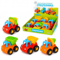 Машина ZY 326 CD інерц., будтехніка, 2 види, 6шт/уп, 26-8,5-20 см.