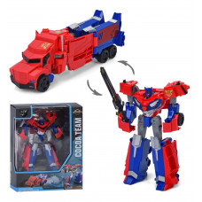 Трансформер 188-213Y робот+машинка, 2 цвета, корр., 24-32,59,5см.