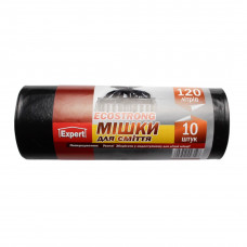 Пакеты для мусора 120л (10шт) EXPERT Пакеты для мусора 120л (10шт) EXPERT