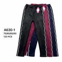 Лосины девочка велюр+флис 75-90см 12шт/уп РаН А630-1