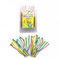 Мармеладна паличка TURBO RAINBOW MIX PENCIL у цукрі 8гр 150шт/бл 1200шт/ящ (шт.)