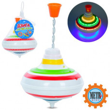 Волчок M 0306 U/R муз., свет, сетка, 14 см