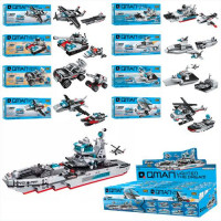 Конструктор Qman 1411 военный транспорт, от 71дет., 8 шт/уп