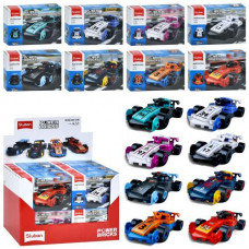 Конструктор SLUBAN M38-B1378 гоночная машина, инерц., от 50дет, кор., 16шт/уп