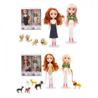 Лялька 83002-06 тварина, 4 види, кор., 12-27-5,5 см.