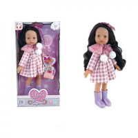 Лялька R232D гребінець, собачка, сумочка, кор., 18-35,5-8 см.