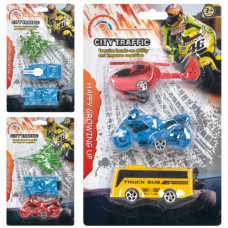 Набор машинок 688CH-699B военная серия, инерц., 3 вида, 3 шт., лист, 25-16-5 см.