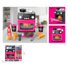 Бытовая техника A1010-3 плита с духовкой, кухонные приборы, муз., свет, бат., кор., 26-25-11 см.