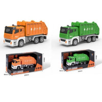 Мусоровозы D-007AB инерц, 16см, 1:32, звук, свет, резин. колеса, движение. детали, на бат(табл), в кор-ке