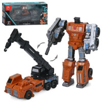 Трансформер 908-10D-11D робот+будтехніка, зброя, 2 види, кор., 26-12,5-10,5 см.