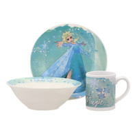 Набор детский TO-1 фарф. 3-пр Ледяное сердце